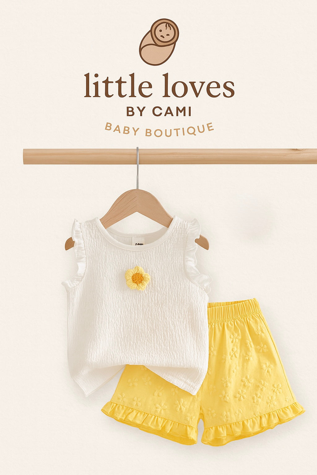 Sunny Blossom Ruffle Set