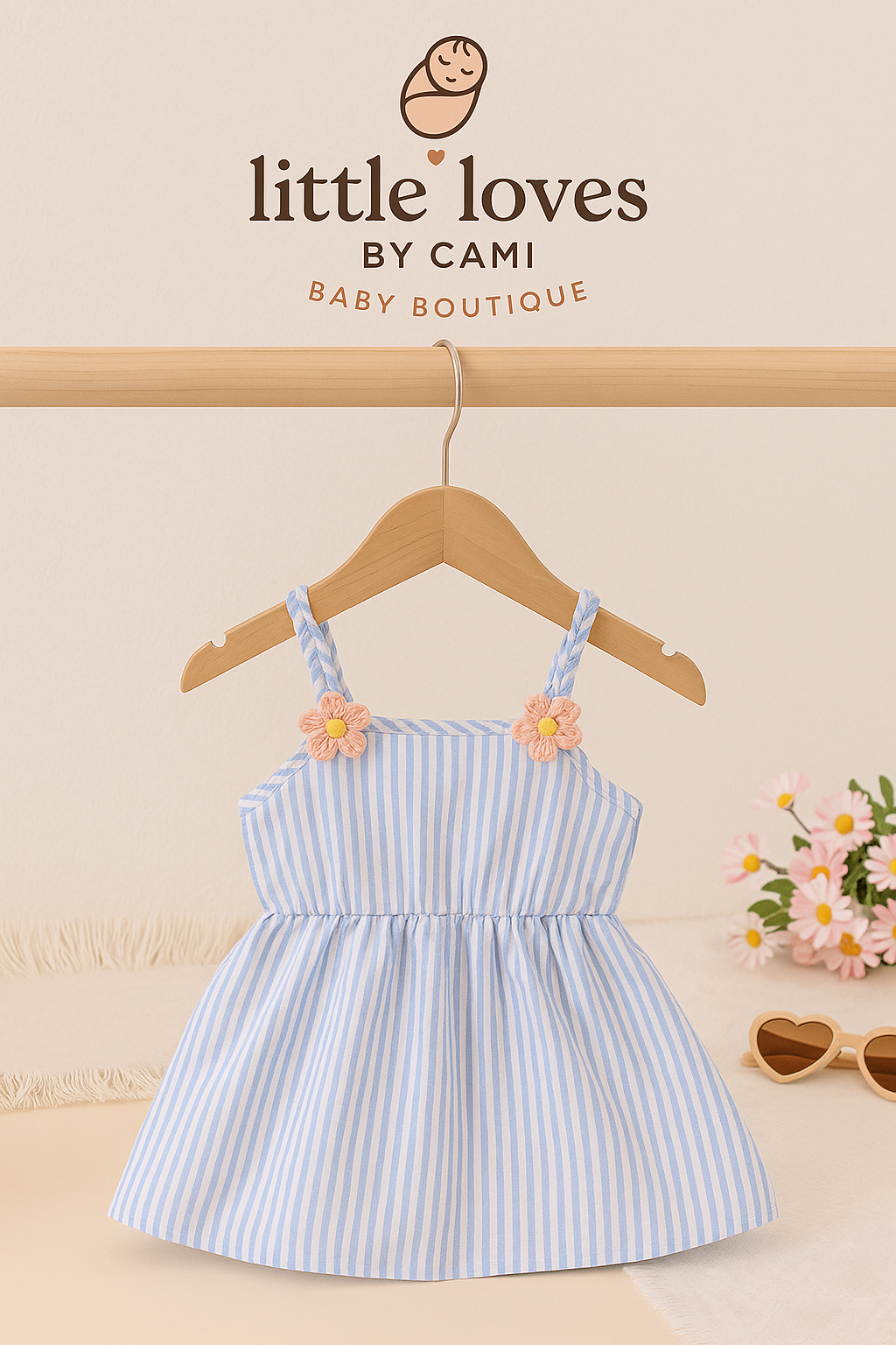 Sweet Daisy Stripes Dress